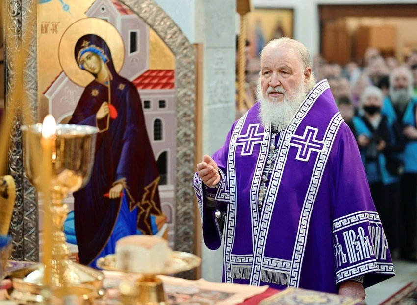 Thượng phụ Kirill, người đứng đầu Giáo hội Chính thống giáo Nga. Ảnh: REUTERS Thượng phụ Kirill, người đứng đầu Giáo hội Chính thống giáo Nga. Ảnh: REUTERS