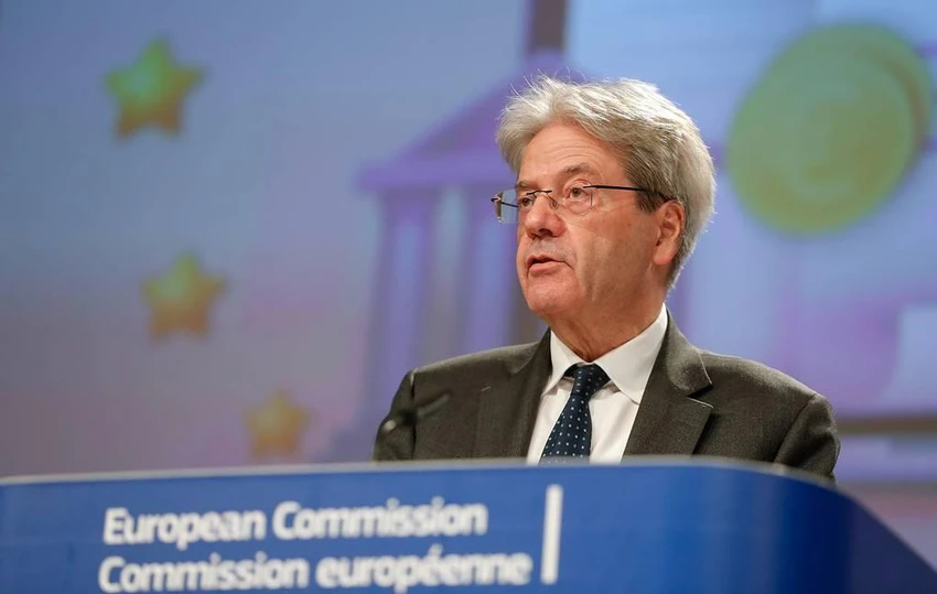 Ủy viên châu Âu về Các vấn đề kinh tế và tài chính Paolo Gentiloni. Ảnh: EPA-EPE Ủy viên châu Âu về Các vấn đề kinh tế và tài chính Paolo Gentiloni. Ảnh: EPA-EPE