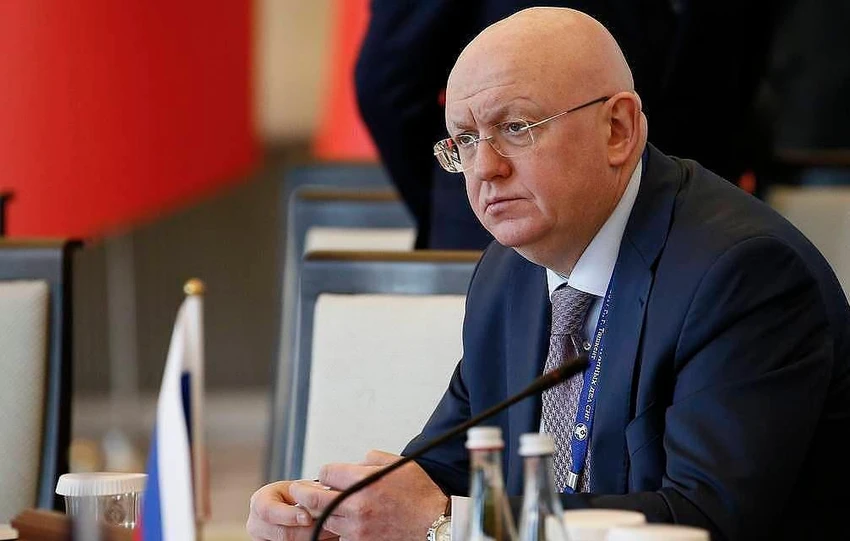 Đại diện thường trực của Nga tại Liên Hiệp Quốc Vasily Nebenzya. Ảnh: TASS Đại diện thường trực của Nga tại Liên Hiệp Quốc Vasily Nebenzya. Ảnh: TASS