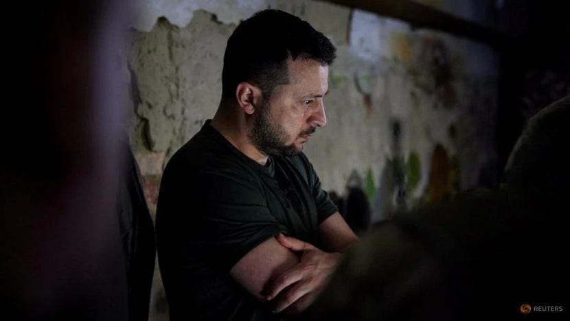 Tổng thống Ukraine Volodymyr Zelensky. Ảnh: REUTERS Tổng thống Ukraine Volodymyr Zelensky. Ảnh: REUTERS