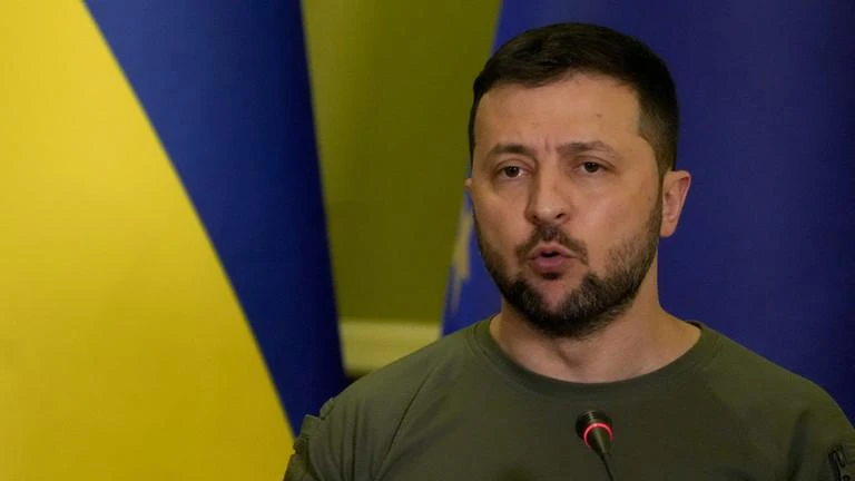 Tổng thống Ukraine Volodymyr Zelensky. Ảnh: AP Tổng thống Ukraine Volodymyr Zelensky. Ảnh: AP