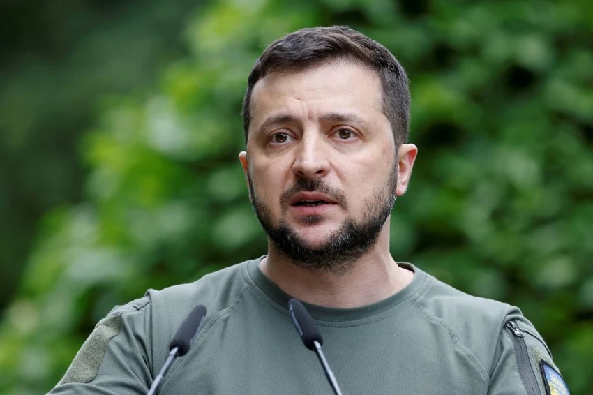 Tổng thống Ukraine Volodymyr Zelensky. Ảnh: THE TIMES OF ISRAEL Tổng thống Ukraine Volodymyr Zelensky. Ảnh: THE TIMES OF ISRAEL