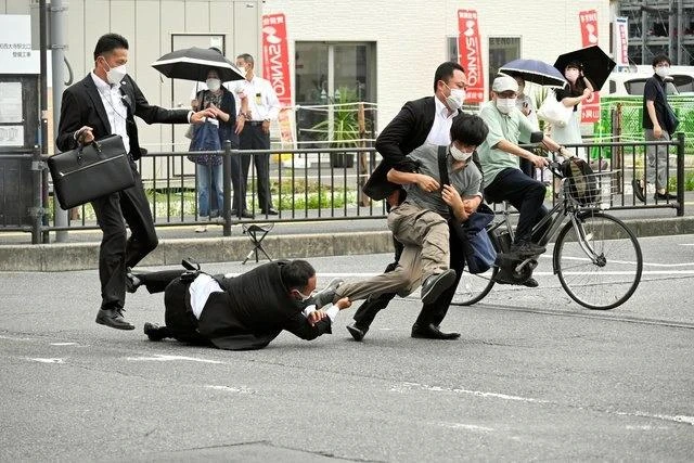 Yamagami khai với cảnh sát rằng mình bất mãn với cựu Thủ tướng Abe và muốn giết ông. Ảnh: ASAHI