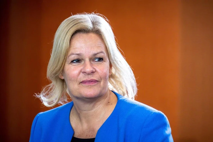 Bộ trưởng Nội vụ Đức Nancy Faeser. Ảnh: DPA Bộ trưởng Nội vụ Đức Nancy Faeser. Ảnh: DPA