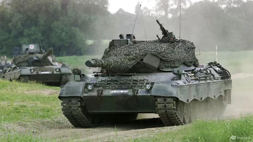 Xe tăng Leopard 1 trong cuộc diễn tập ở Đức, ngày 19-5-2000. Ảnh: AP