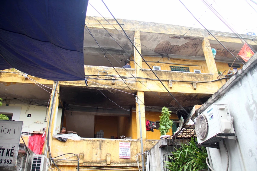 Chung cư Đ74 Nam Pháp, phường Đằng Giang, quận Ngô Quyền. Ảnh: Ngọc Sơn Chung cư Đ74 Nam Pháp, phường Đằng Giang, quận Ngô Quyền. Ảnh: Ngọc Sơn