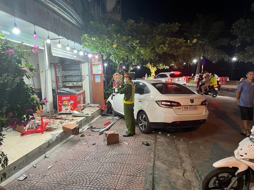 Hiện trường vụ tai nạn. Ảnh: CTV Hiện trường vụ tai nạn. Ảnh: CTV