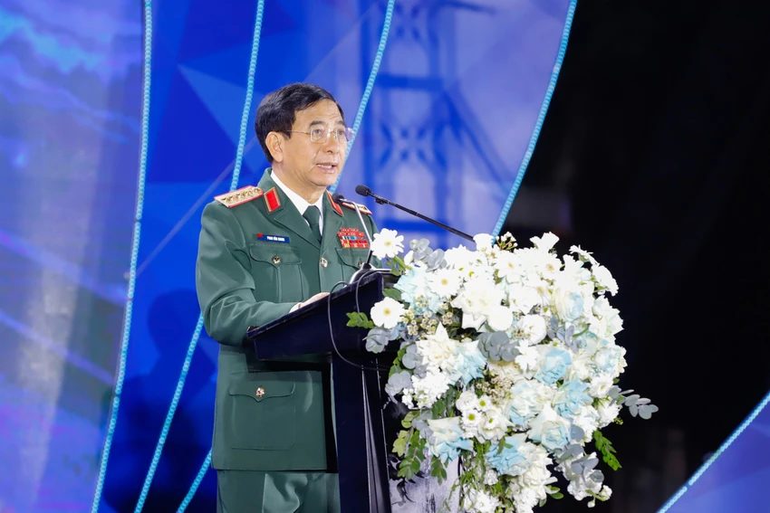 Đại tướng Phan Văn Giang phát biểu tại Lễ trao giải
