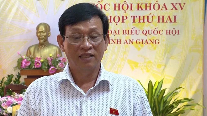 Ông Nguyễn Văn Thạnh, Phó Viện trưởng VKSND tỉnh An Giang được cho thôi đại biểu quốc hội