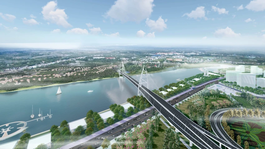 Phối cảnh cầu Nguyễn Trãi. Ảnh: Chủ đầu tư