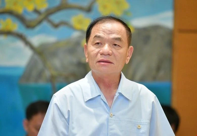 Ông Lê Thanh Vân trước khi bị bắt. Ảnh: Quốc hội