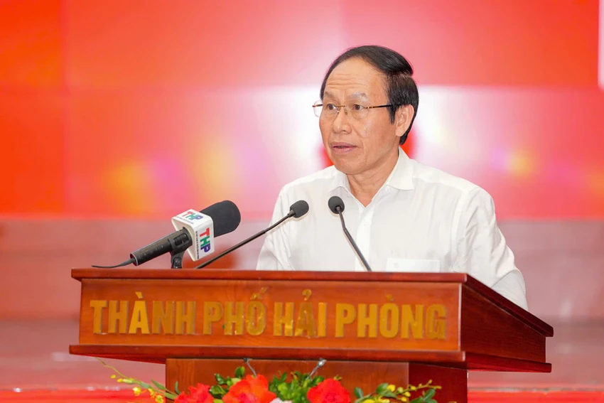 Bí thư Thành ủy Hải Phòng Lê Tiến Châu khẳng định việc hợp nhất Hải Phòng và Hải Dương là thời cơ lịch sử để xây dựng một đô thị lớn, trở thành một cực tăng trưởng mới, xứng tầm quốc gia và khu vực.