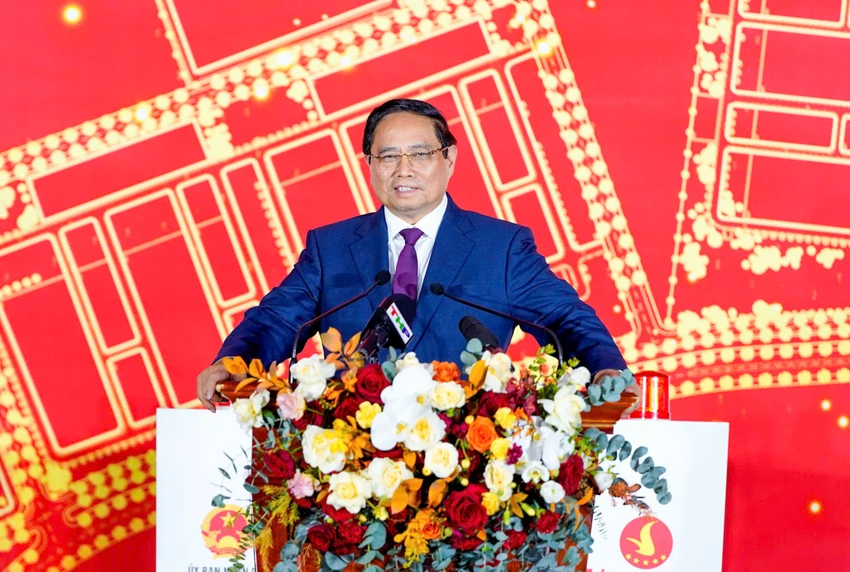 Thủ tướng Phạm Minh Chính dự lễ khởi công 2 dự án quan trọng tại Hải Phòng
