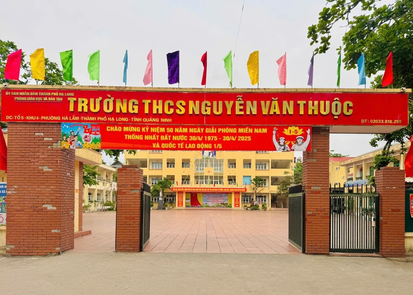 Trường THCS Nguyễn Văn Thuộc, nơi xôn xao thông tin về việc sửa điểm từ yếu lên giỏi
