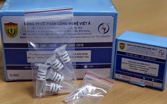 Bộ trang thiết bị y tế này có cơ sở sản xuất là Chi nhánh Công ty Cổ phần công nghệ Việt Á tại Bình Dương. Ảnh: BT Bộ trang thiết bị y tế này có cơ sở sản xuất là Chi nhánh Công ty Cổ phần công nghệ Việt Á tại Bình Dương. Ảnh: BT