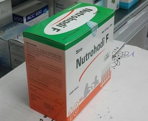 Thuốc Nutrohadi F là một dạng thuốc bổ sung các nhóm vitamin, khoáng chất và acid amin. Thuốc Nutrohadi F là một dạng thuốc bổ sung các nhóm vitamin, khoáng chất và acid amin.