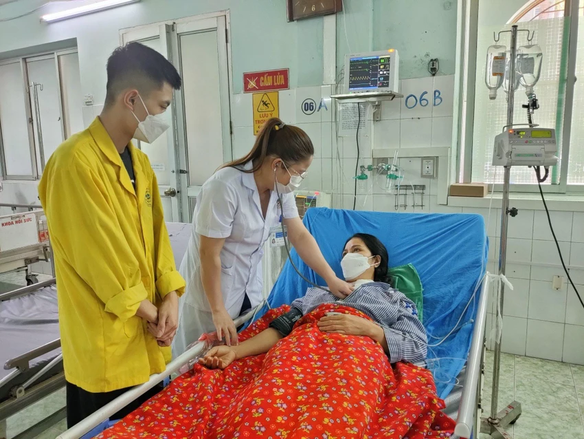 Hiện tại sức khoẻ bệnh nhân đã ổn định.