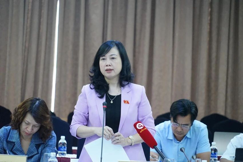 Quyền Bộ trưởng Bộ Y tế Đào Hồng Lan. Ảnh: Kim Vân Quyền Bộ trưởng Bộ Y tế Đào Hồng Lan. Ảnh: Kim Vân