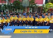 Lạ lùng trường học với 52 cặp sinh đôi
