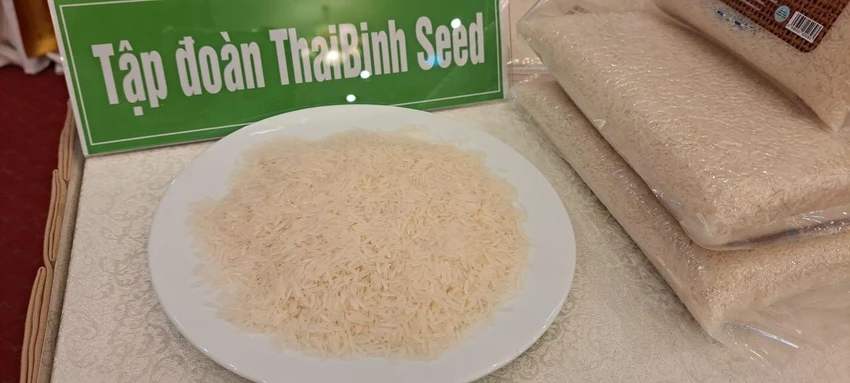 Gạo thơm TBR39 của Công ty Cổ phần Tập đoàn ThaiBinh Seed đạt giải nhất cuộc thi gạo ngon Việt Nam năm 2022. Gạo thơm TBR39 của Công ty Cổ phần Tập đoàn ThaiBinh Seed đạt giải nhất cuộc thi gạo ngon Việt Nam năm 2022.