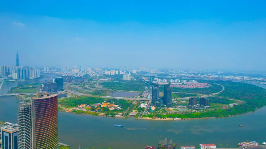 Khu đô thị mới Thủ Thiêm, TP Thủ Đức. Ảnh: Nguyễn Tiến Khu đô thị mới Thủ Thiêm, TP Thủ Đức. Ảnh: Nguyễn Tiến