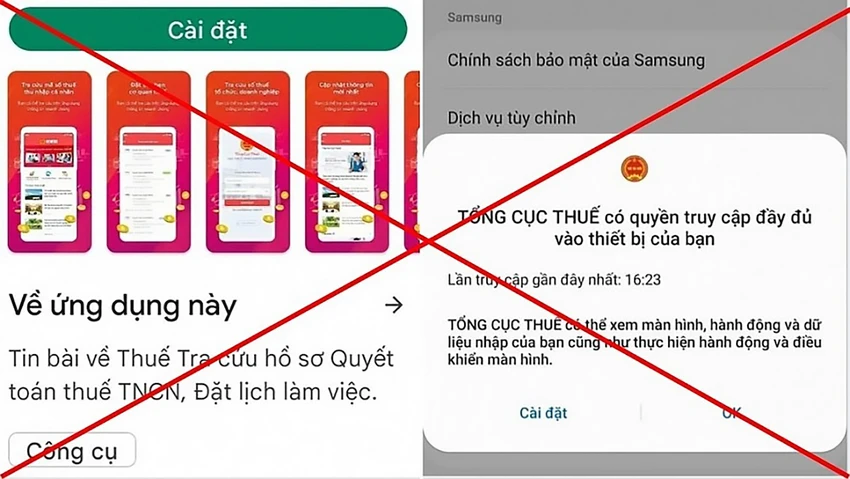 Nhiều thủ đoạn mạo danh cơ quan thuế để lừa đảo người nộp thuế.