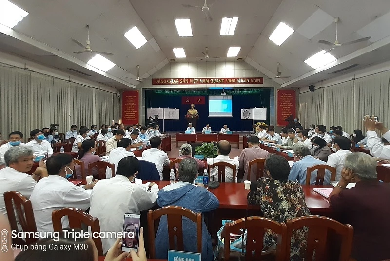 Thanh tra Chính phủ đối thoại các hộ dân ở Thủ Thiêm ảnh 1 Thanh tra Chính phủ đối thoại các hộ dân ở Thủ Thiêm ảnh 1