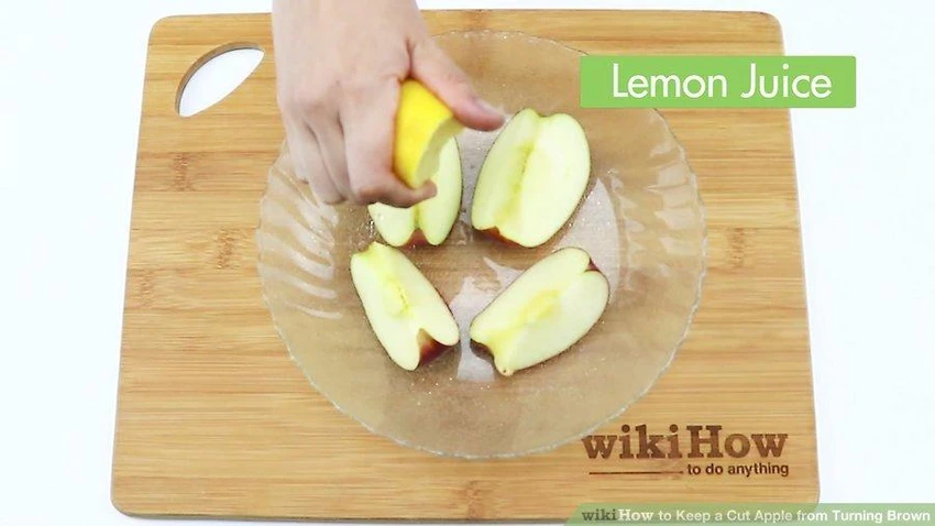 Mẹo để giữ cho táo đã cắt không bị thâm ảnh 1