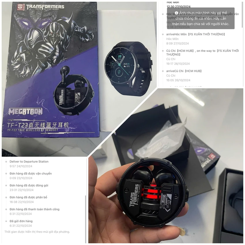 hàng hóa trên Temu