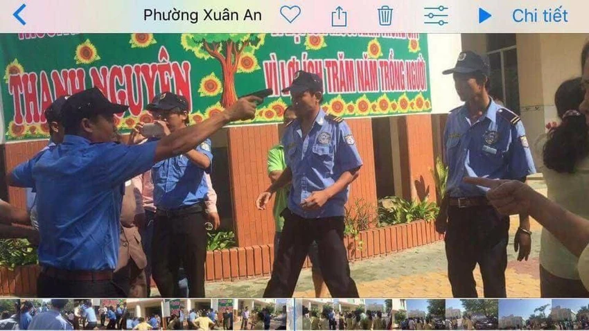 Bình Thuận yêu cầu làm rõ vụ vào trường còng tay ảnh 1 Bình Thuận yêu cầu làm rõ vụ vào trường còng tay ảnh 1
