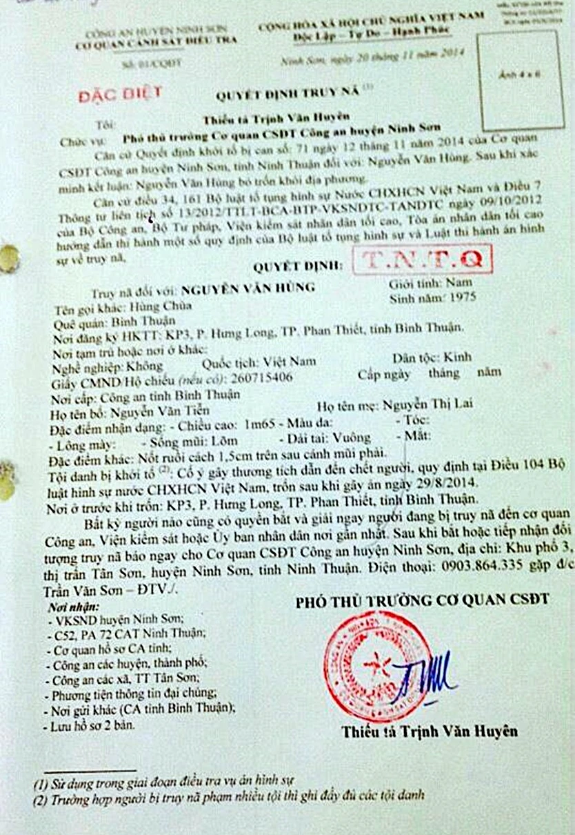 Giang hồ khét tiếng Hùng 'chùa' sa lưới ảnh 2 Giang hồ khét tiếng Hùng 'chùa' sa lưới ảnh 2