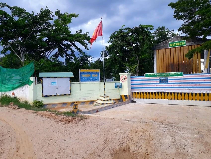 Trang trại heo Thuận Hòa của bà Giang. Ảnh PN. Trang trại heo Thuận Hòa của bà Giang. Ảnh PN.