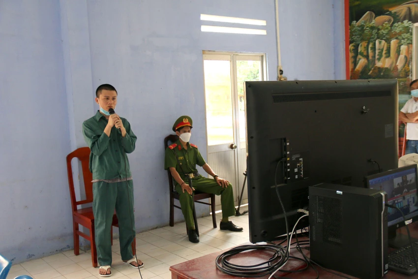 Bị cáo Lê Minh Trí. Bị cáo Lê Minh Trí.