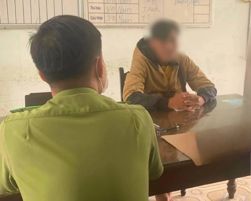Làm việc với cơ quan công an, PAT đã thừa nhận hành vi của mình. Ảnh PC. Làm việc với cơ quan công an, PAT đã thừa nhận hành vi của mình. Ảnh PC.