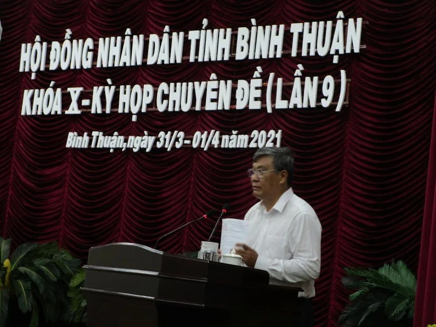 Ông Nguyễn Văn Phong phát biểu nhận nhiệm vụ. Ảnh PĐ. Ông Nguyễn Văn Phong phát biểu nhận nhiệm vụ. Ảnh PĐ.