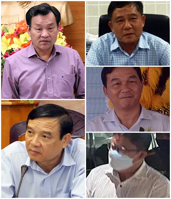 Năm bị can bị bắt giam ngày 10-2-2022.