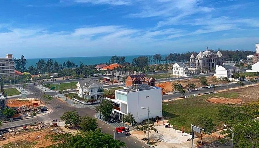 Một góc Khu đô thị du lịch biển Phan Thiết. Ảnh: PĐ