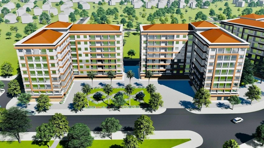 Phối cảnh chung cư Cà Ty. Phối cảnh chung cư Cà Ty.