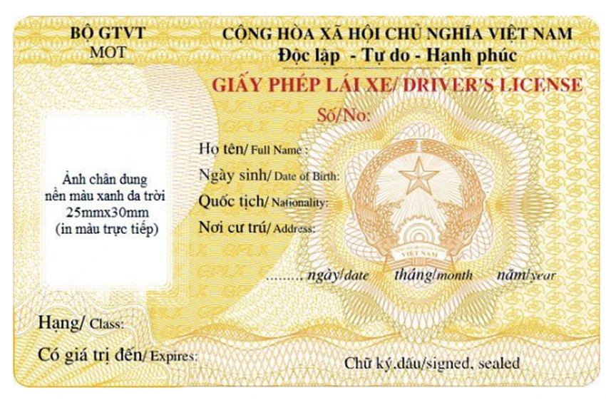 giấy phép lái xe