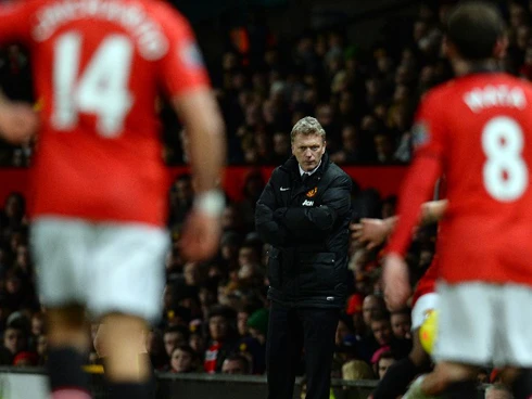 Moyes không giấu thất vọng khi Man Utd chơi tốt hơn hẳn mà vẫn không thể thắng. Ảnh: AFP. Moyes-7297-1391988484.jpg