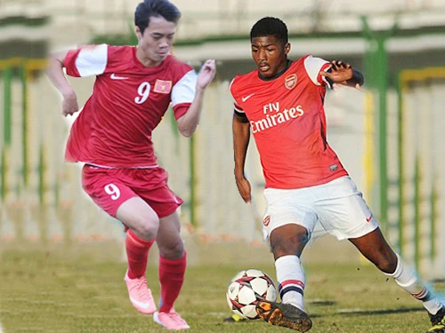 U19 Việt Nam đá giao hữu với U19 Arsenal ảnh 2 1aa-6074-1393912694.jpg