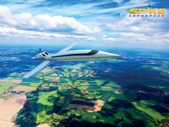 Mô hình máy bay siêu âm&nbsp;Spike S-512 của tập đoàn&nbsp;Spike Aerospace. Ảnh:&nbsp;Spike Aerospace