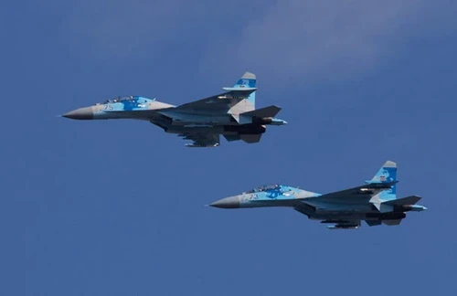 Following the display, Turchynov said Ukraines armed forces have reached full operational readiness. Ukraines military chief of staff added that while the armed forces lack certain equipment, their morale remains high. According to NATO officials, an estimated 35 to 40,000 Russian troops remain near the border with Ukraine.