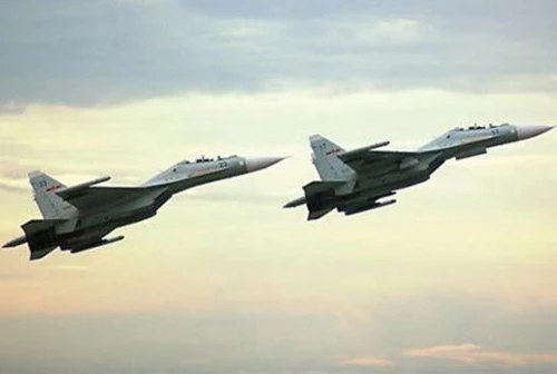 Các chiến đấu cơ Su-27 của không quân Trung Quốc. Ảnh: Wantchinatimes. Các chiến đấu cơ Su-27 của không quân Trung Quốc. Ảnh: Wantchinatimes