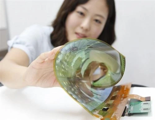 LG, màn hình, OLED, dẻo, cuộn, trong suốt, LG, màn hình, OLED, dẻo, cuộn, trong suốt,