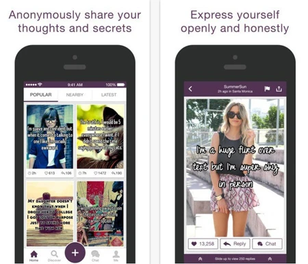 mạng xã hội, Snapchat, Vine, Secrets