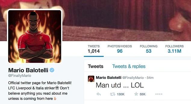 Dại mồm chọc tức M.U, Balotelli bị nhục mạ thậm tệ ảnh 1