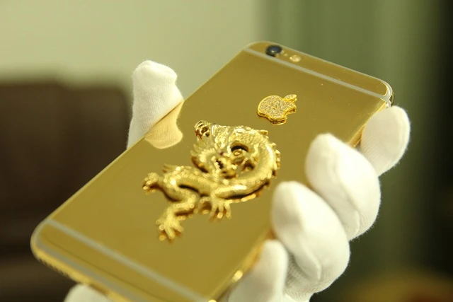  iPhone 6 mạ vàng đầu tiên ở Việt Nam ảnh 6