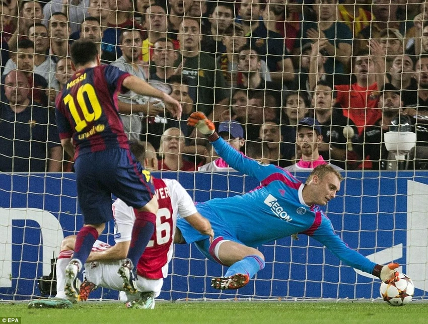 Messi-Neymar chói sáng, Barcelona đánh bại Ajax ảnh 2 Messi đã có tổng cộng 69 bàn thắng tại Champions League