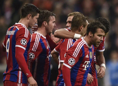 Bayern Munich đã chắc suất đầu bảng E